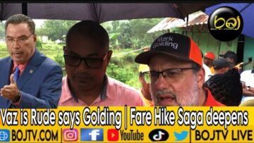Daryl Vaz is Rude says Mark Golding | Fare Hike Saga Deepens | #GoldingVsVaz