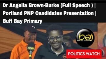 Dr Angella Brown Burke | Full Speech|  Portland PNP Candidates Presentation | December 3, 2023