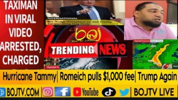 Hurricane Coming | Romeich withdraws $1,000 job fee | Taxi Man Sp!t in her face | #bojtv #trending