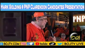 MARK GOLDING’S FULL SPEECH  @ PNP CLARENDON POWAH SUNDAYS | CANDIDATE PRESENTATION  #PowahSundays