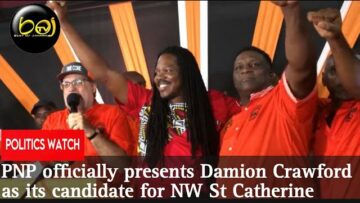 PNP officially presents Damion Crawford as its candidate for North West St Catherine #PoliticsWatch