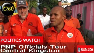 PNP Officials Tour Central Kingston | November 15 2023 #BOJTV #PoliticsWatch