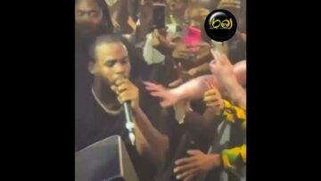 Teejay goes into the crowd during drift performance in the UK & this happened